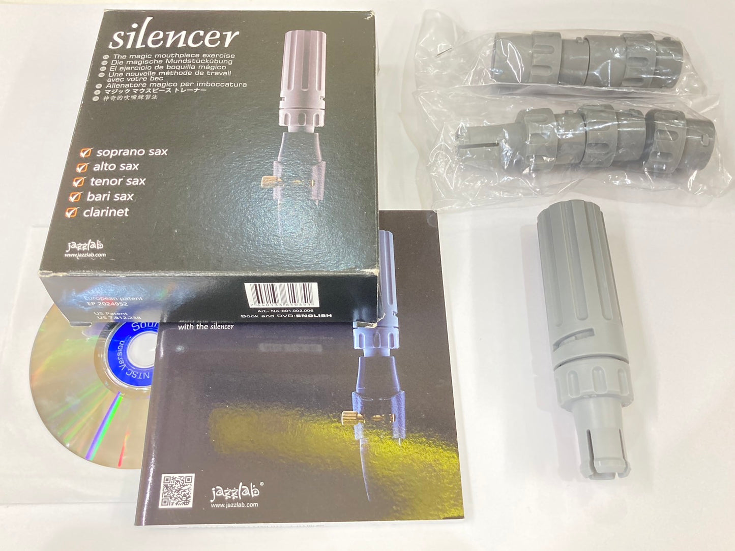 jazzlab mouthpiece silencer woodwind instrument mute